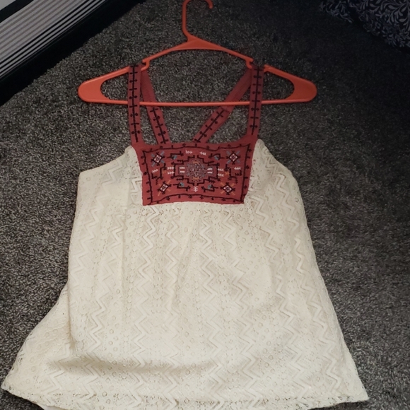 Xhilaration Tops - Cream tank